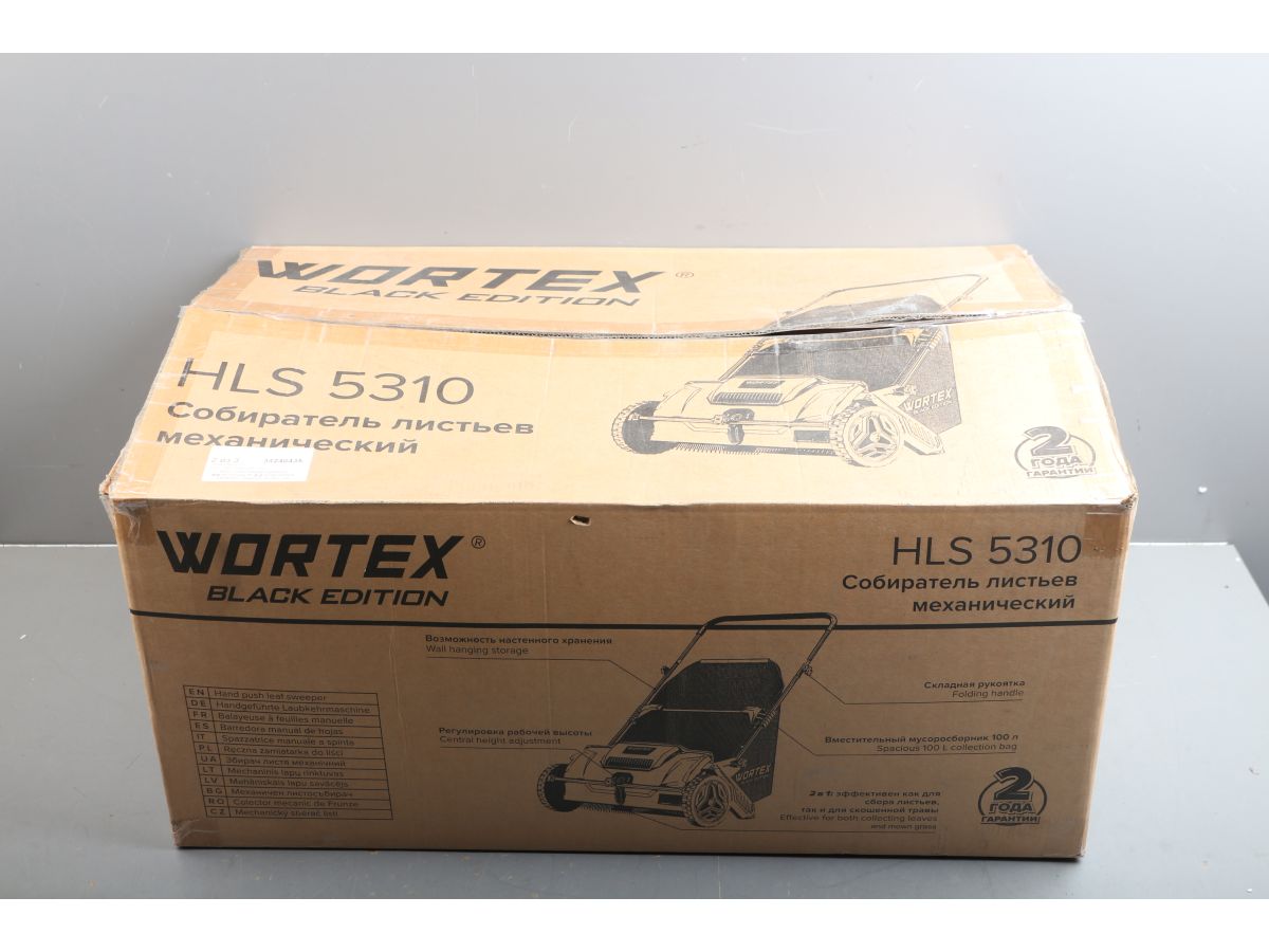Собиратель листьев механический WORTEX HLS 5310 в кор. шир. 53 см., выс. 5-40 мм. уцененный (00480