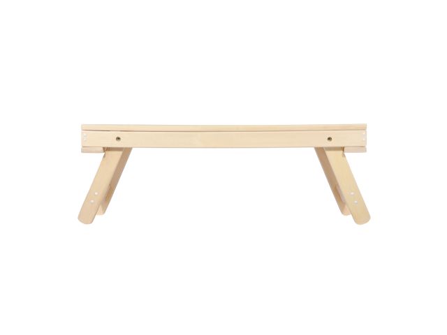 Лавочка складная, 120х44х43 см, липа, "Банные штучки"
