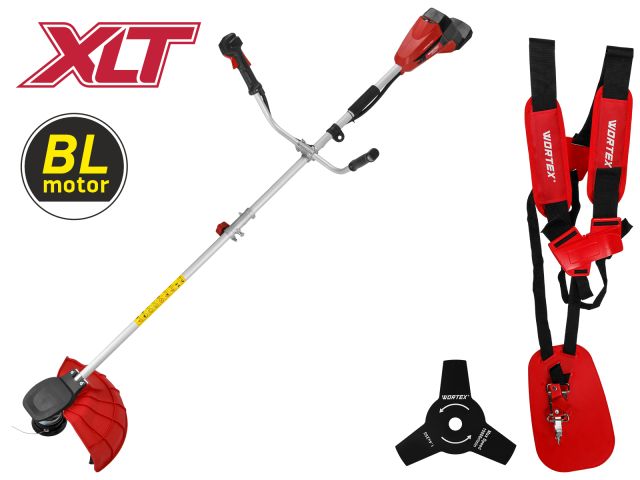 Триммер аккум. WORTEX TB 3036 AT XLT SOLO БЕСЩЁТ.ДВИГ., 18В+18В, шир.скаш.380/255 мм леска/нож (36 В, бесщ. двиг., 380 мм леска/255 мм нож, 