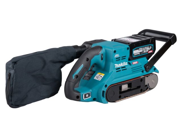Аккум. ленточная шлифмашина MAKITA XGT BS001GZ в кор. (40.0 В, БЕЗ АККУМУЛЯТОРА, 533*75 мм, 120-470 м/мин, регул. об.)