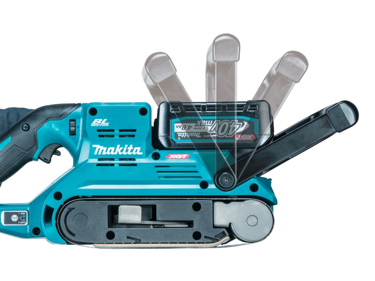 Аккум. ленточная шлифмашина MAKITA XGT BS001GZ в кор.