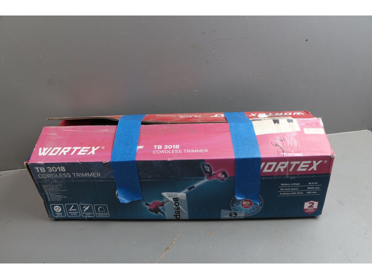 Триммер аккум. WORTEX TB 3018 ALL1 XLT SOLO 18В, шир.скаш.300 мм, полуавт.головка, леска 1.6 мм уц