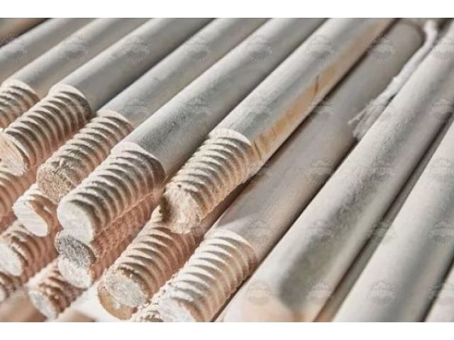 Черенок для щеток с резьбой ф22х1200мм (высший сорт) (РФ)