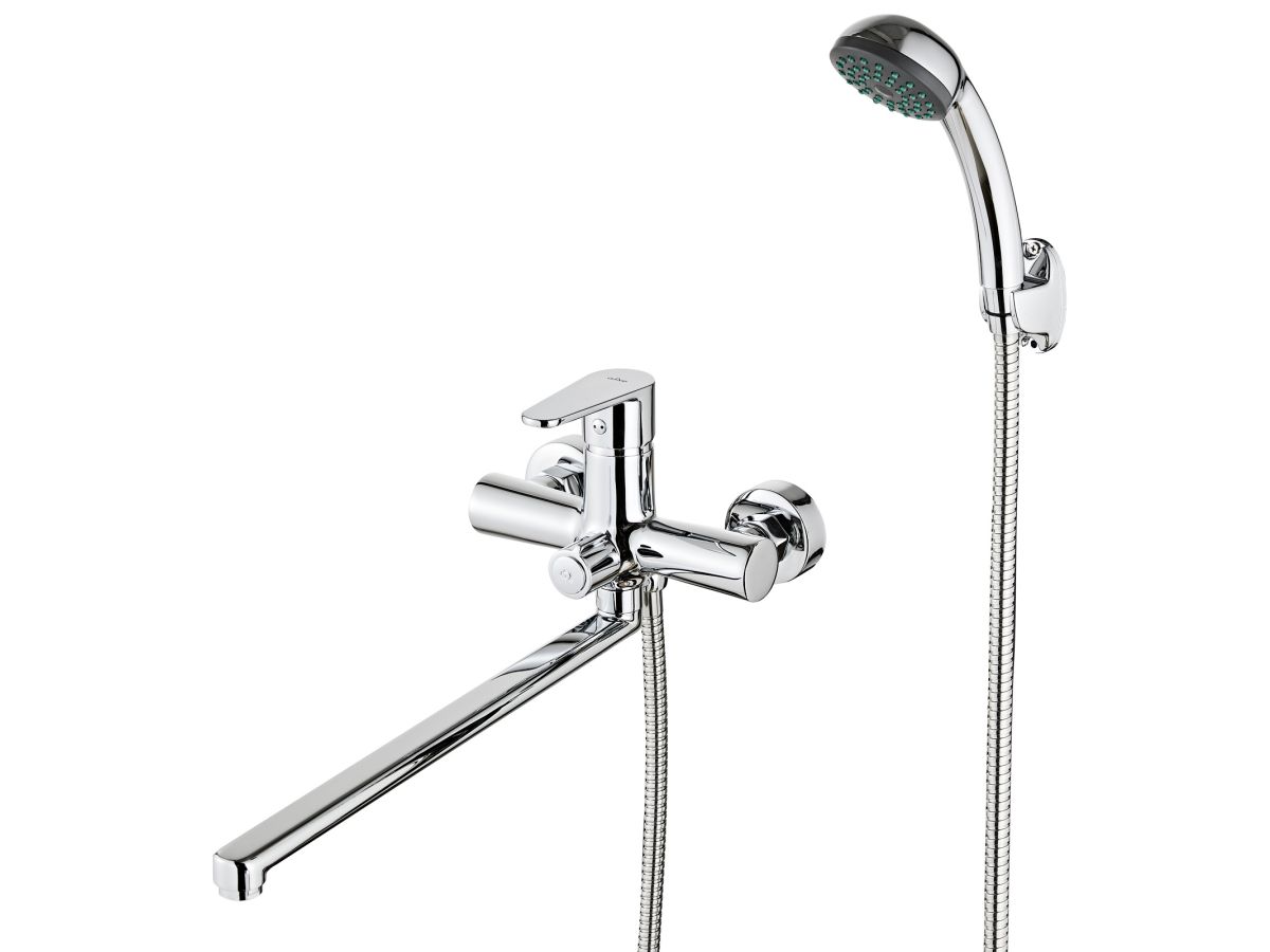 Смеситель для ванны (Lt) D35, Aurora хром, a-five