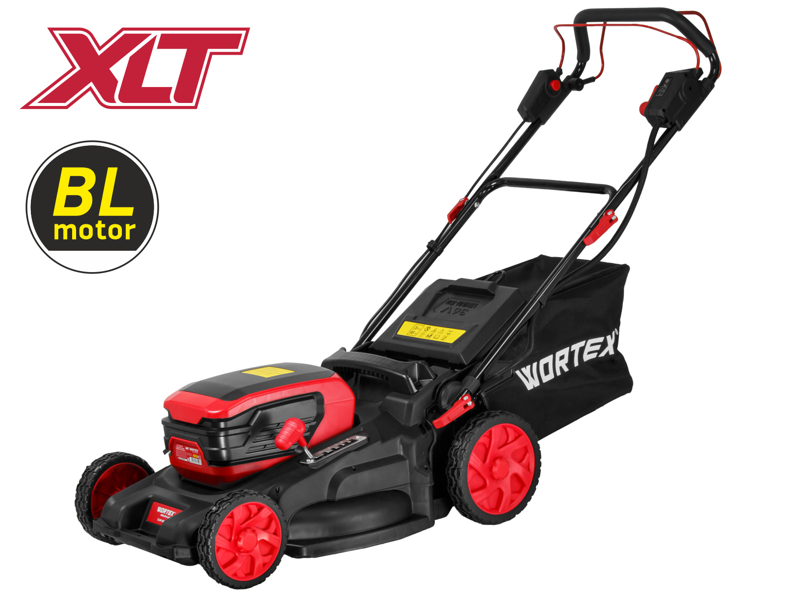 Газонокосилка аккум. WORTEX CLM 4536-4 в кор. XLT SOLO БЕСЩЁТ.ДВИГ., САМОХОД., 18В+18В