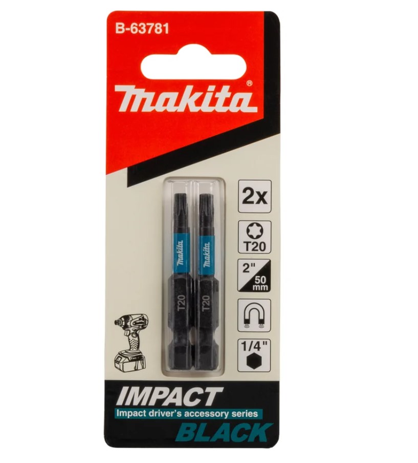 Насадка T20 50 мм Impact Black (2 шт) MAKITA B-63781