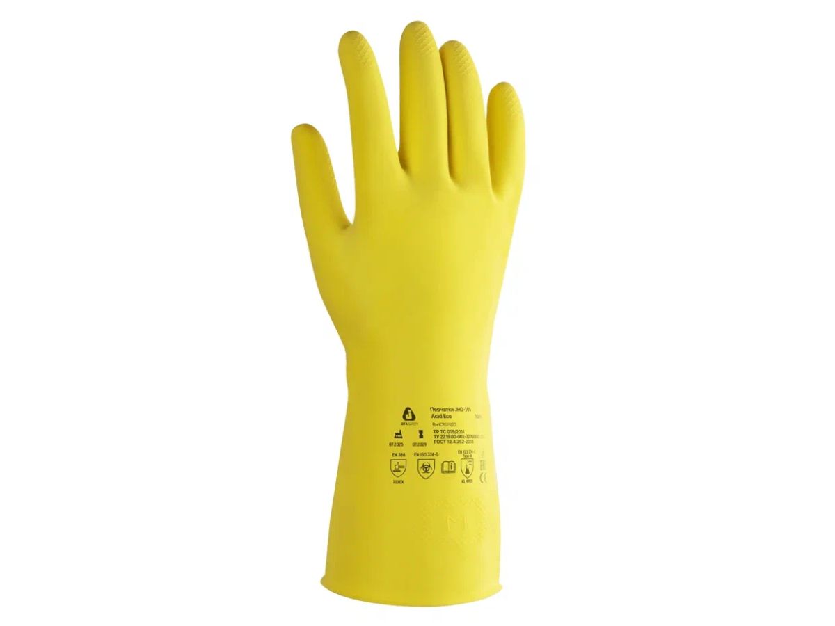 Перчатки К20 Щ20 латексные с хлопковым напылением р-р 9/L Jeta Safety