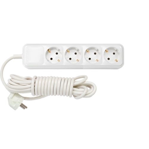 Удлинитель бытовой 5м (5 роз., 2.5кВт, с/з, ПВС 3х0,75) Bylectrica