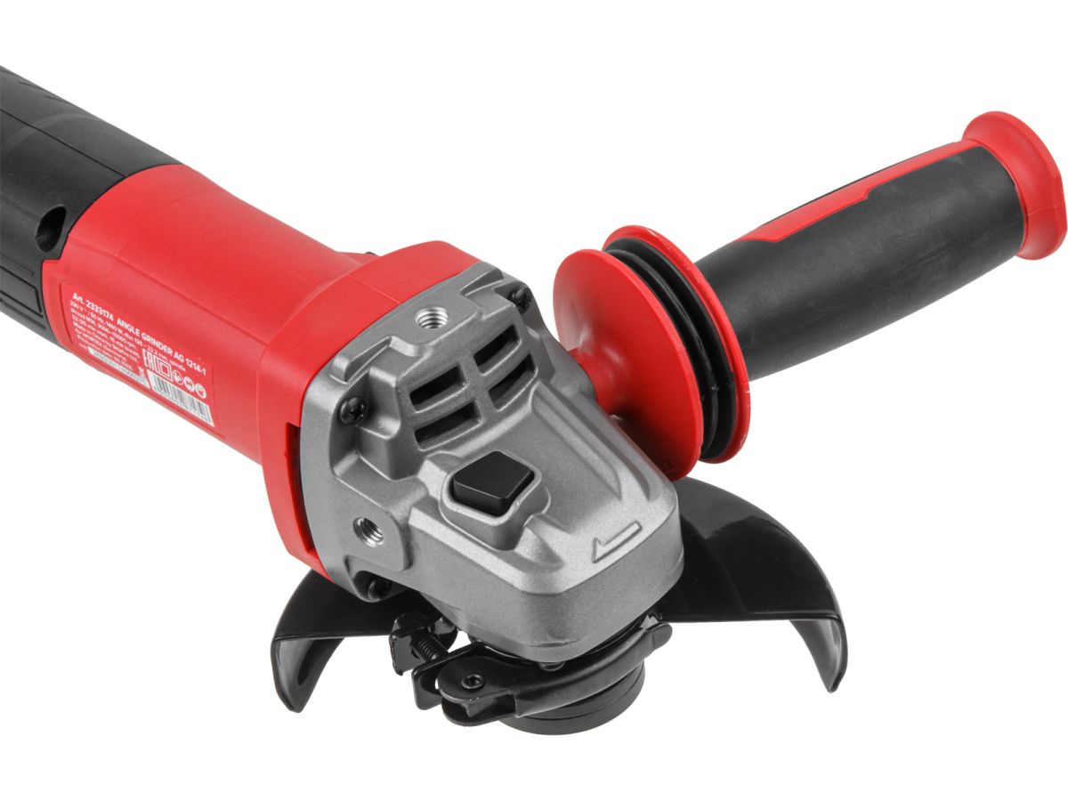Одноручная углошлифмашина WORTEX AG 1214-1 в кор., БЕСЩЕТ., 1400 Вт, 125 мм, 3000-10 000 об/мин