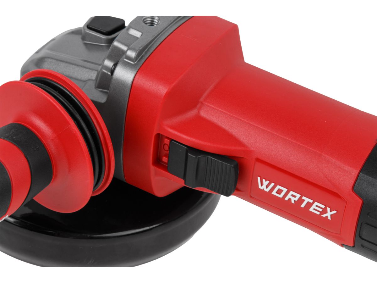 Одноручная углошлифмашина WORTEX AG 1214-1 в кор., БЕСЩЕТ., 1400 Вт, 125 мм, 3000-10 000 об/мин