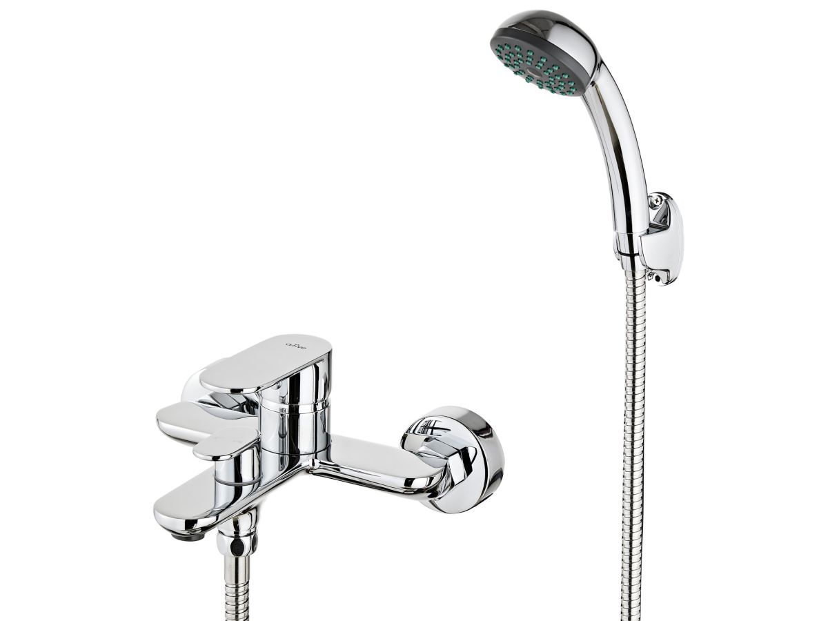 Смеситель для ванны (Lt) D35, Flint хром, a-five