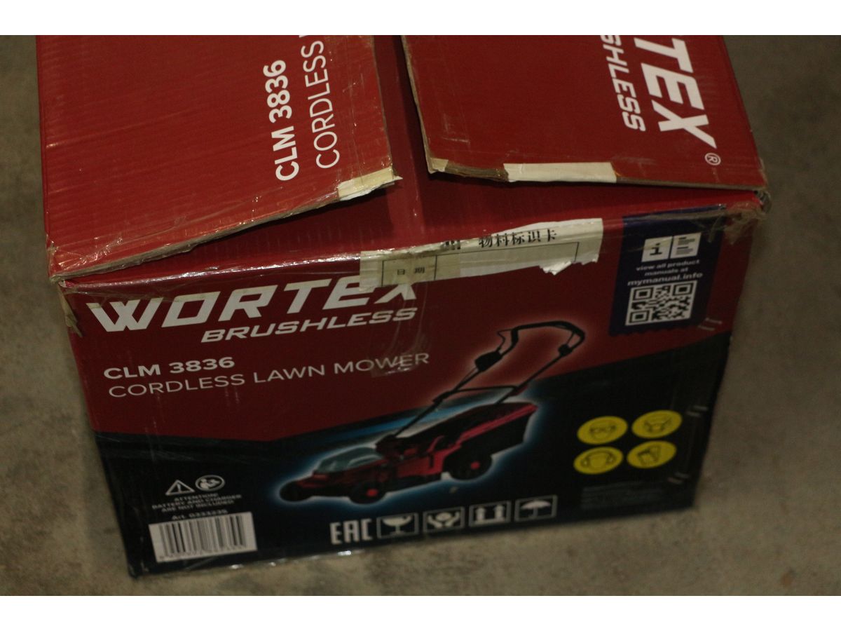 Газонокосилка аккумуляторная WORTEX CLM 3836 ALL1 XLT SOLO БЕСЩЁТ.ДВИГ., 18В+18В, шир.370 мм уцене