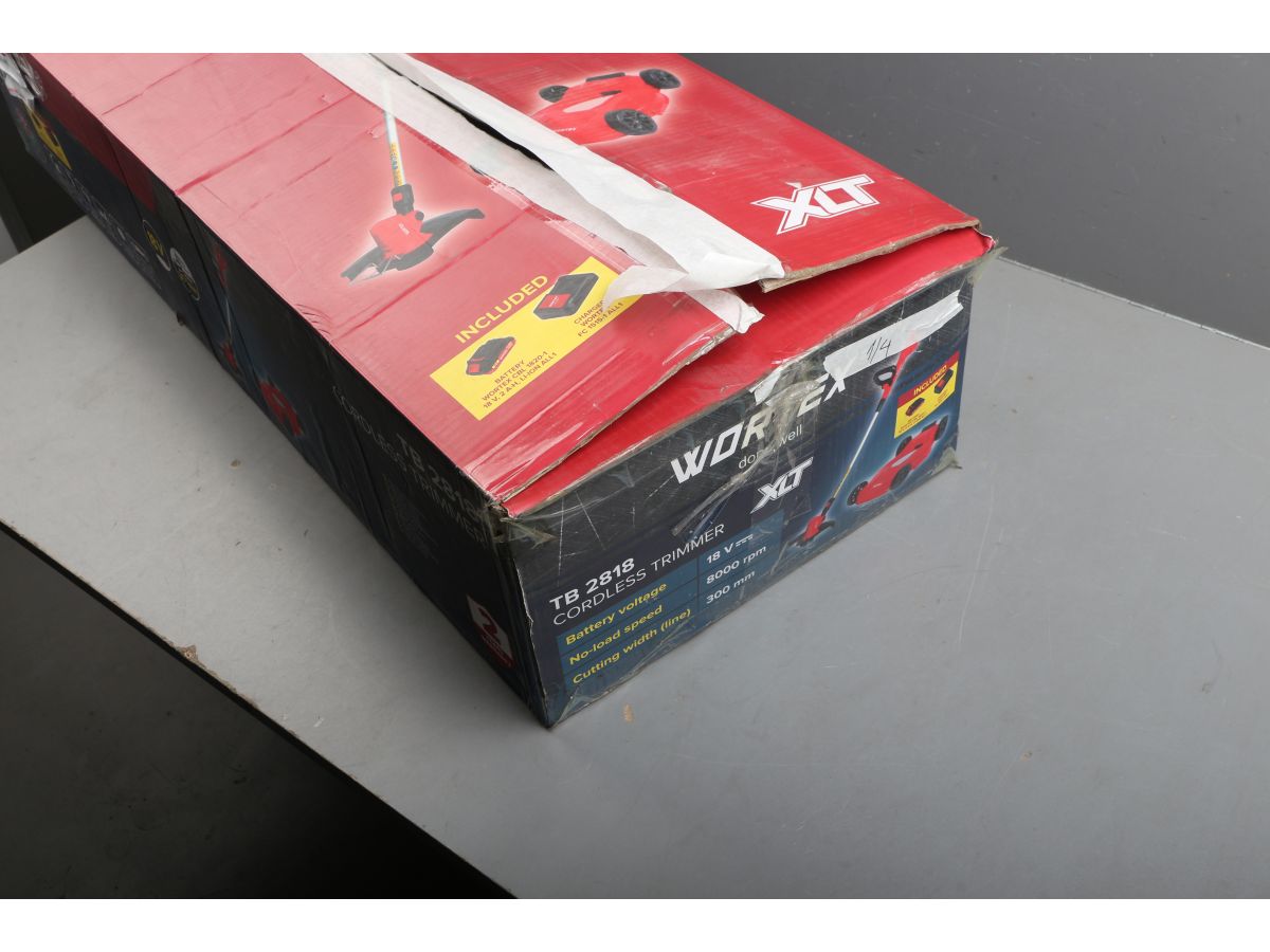 Триммер аккум. WORTEX TB 2818 ALL1 XLT SET 18В, шир.скаш.300 мм, авт.подача лески, леска 1.6 мм уц
