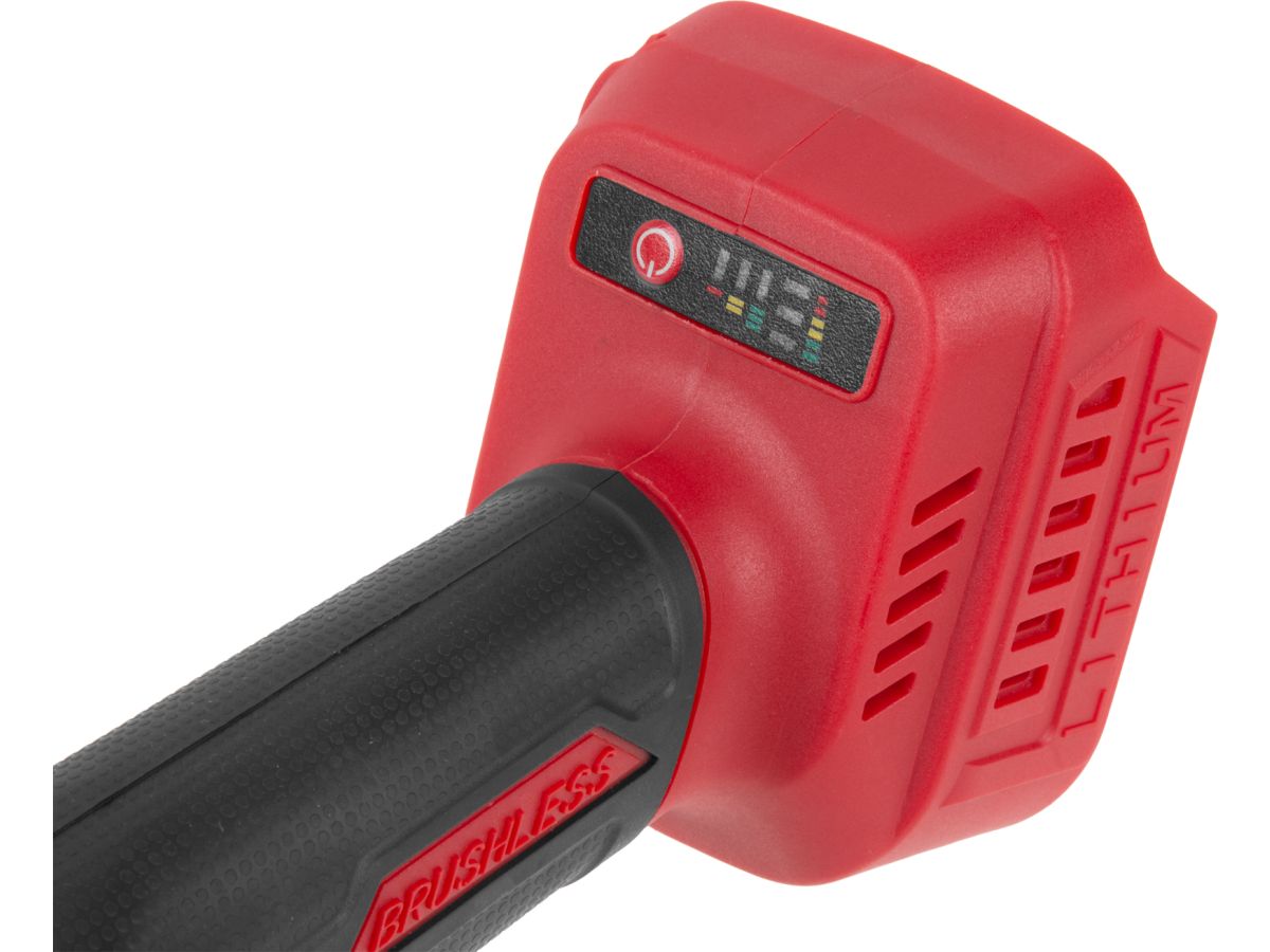 Аккум. углошлифмашина WORTEX CAG 1812 S в кор. ALL1 XLT SOLO БЕСЩЕТ., 18 В, 125 мм, 9600 об/мин