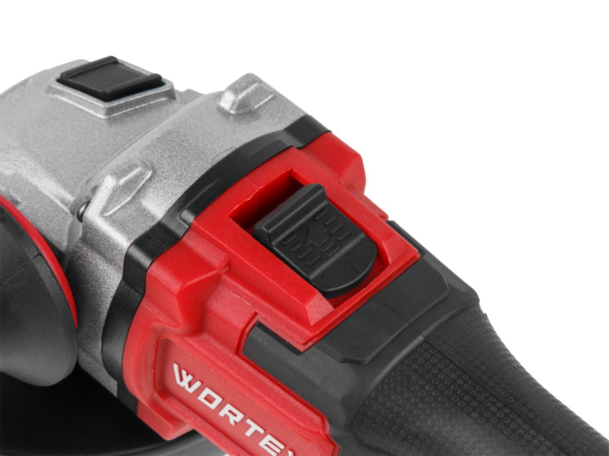 Аккум. углошлифмашина WORTEX CAG 1812 S в кор. ALL1 XLT SOLO БЕСЩЕТ., 18 В, 125 мм, 9600 об/мин