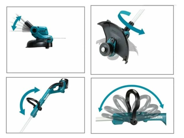 Триммер аккум. MAKITA LXT DUR193RF  1 акк.,3.0 А/ч, Li-Ion, ЗУ DC18RC в кор. (18.0 В, 1 акк., 3.0 А/ч, Li-Ion, ЗУ DC18RC, 26 см.)