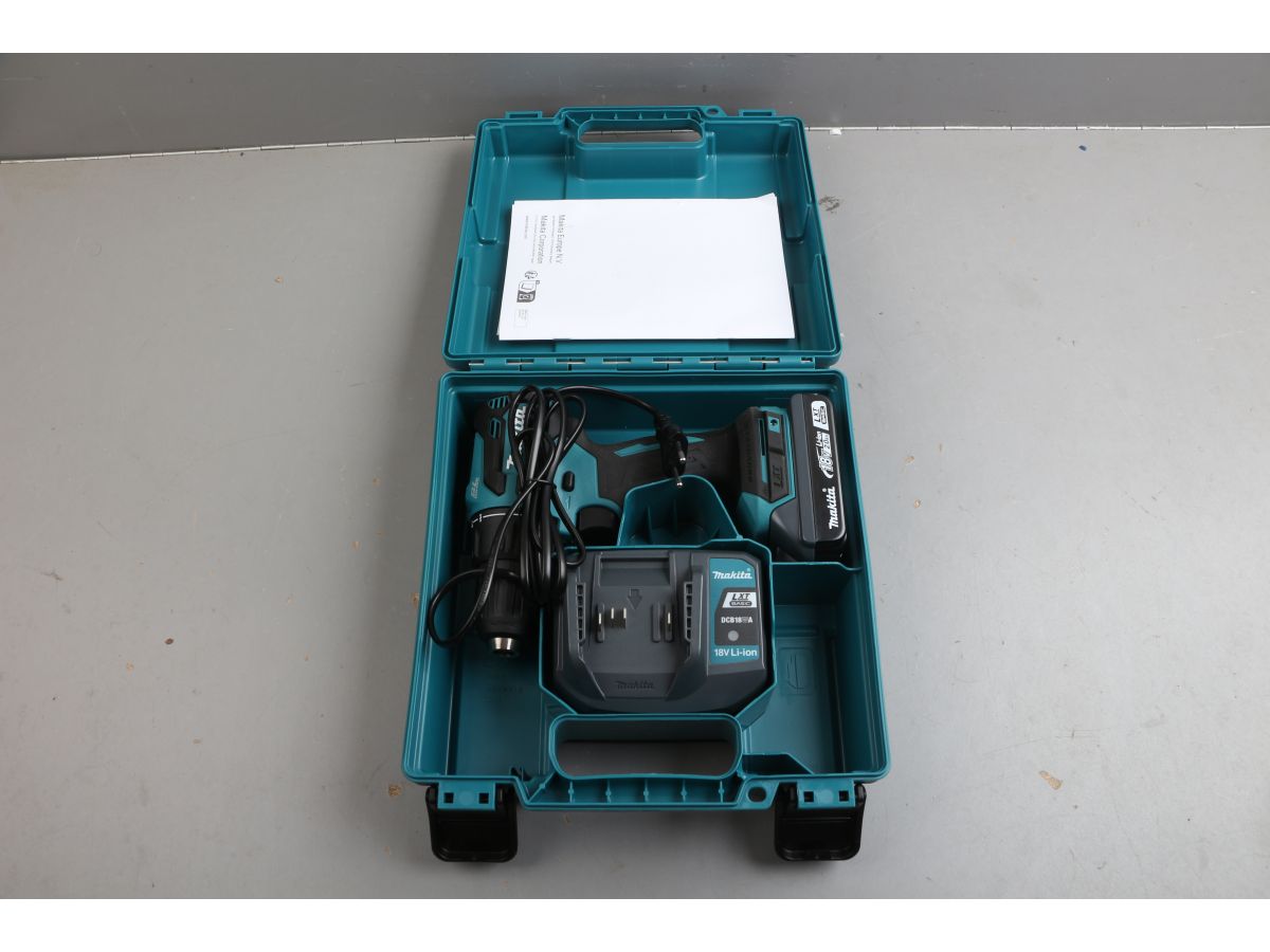 Аккум. дрель-шуруповерт ударная MAKITA LXT Basic DHP490WVE кейс уцененный (0323974528)