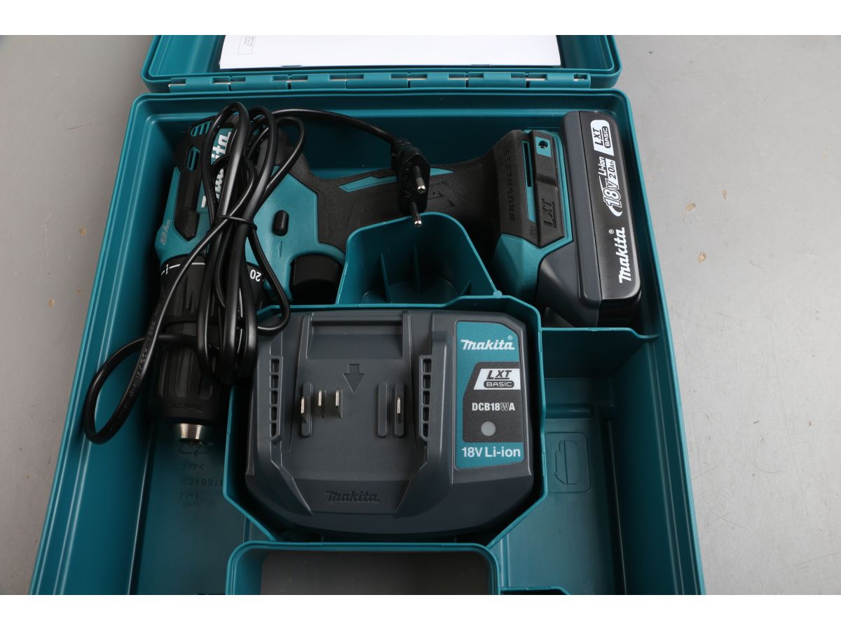 Аккум. дрель-шуруповерт ударная MAKITA LXT Basic DHP490WVE кейс уцененный (0323974528)