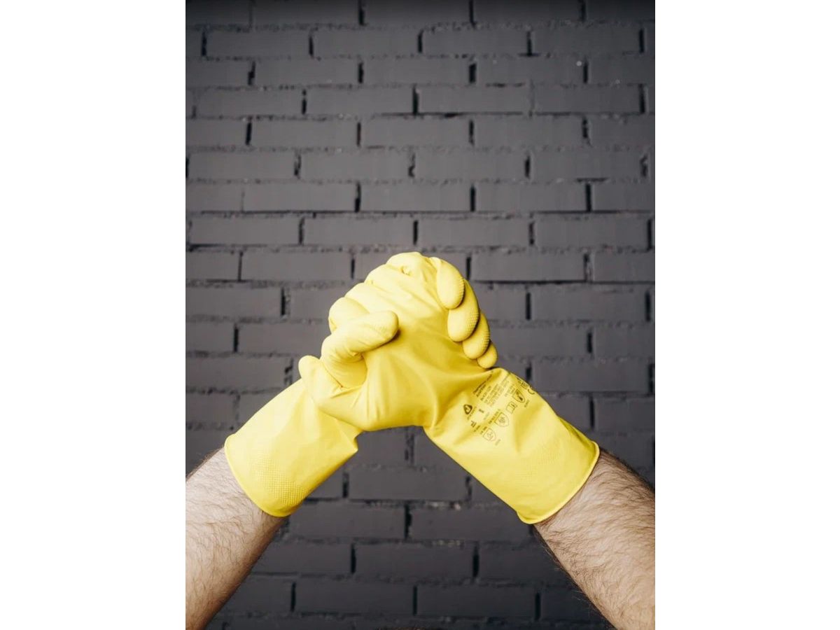 Перчатки К20 Щ20 латексные с хлопковым напылением р-р 7/S Jeta Safety