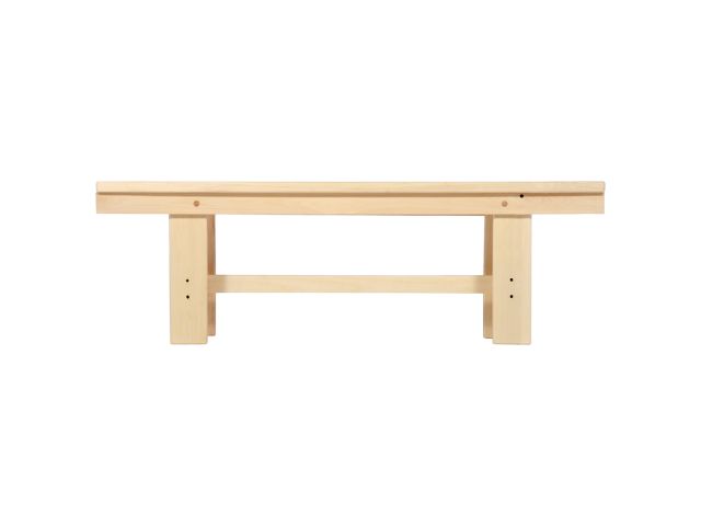 Лавочка разборная, 120х33х43 см, липа, "Банные штучки"