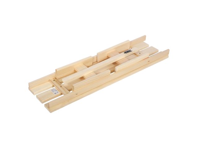 Лавочка разборная, 120х33х43 см, липа, "Банные штучки"