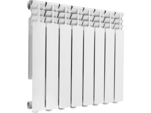 Радиатор алюминиевый 500/96, 8 секций, серия Лида, AV Engineering (Вес 5,2 кг, теплоотдача 1096 Вт)