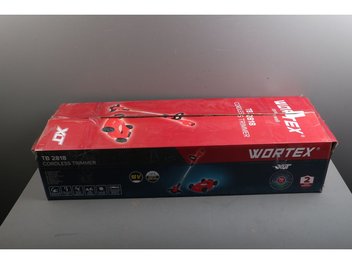 Триммер аккум. WORTEX TB 2818 ALL1 XLT SOLO 18В, шир.скаш.300 мм, авт.подача лески, леска 1.6 мм у