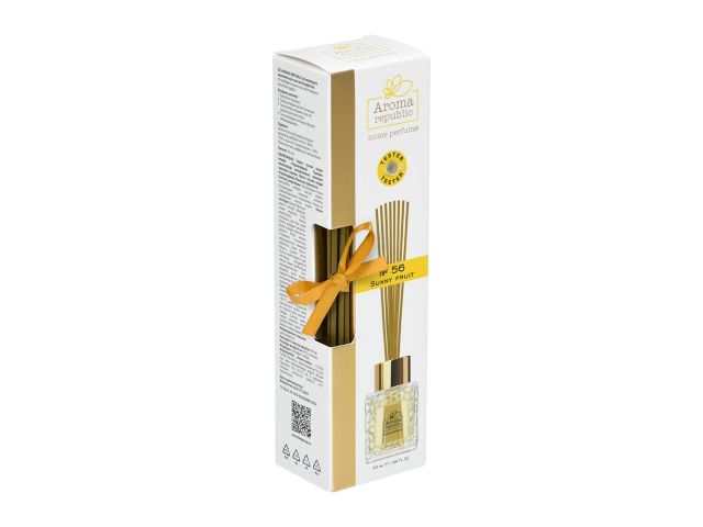 Ароматический диффузор в стеклянном флаконе 50 мл,"№56 Sunny fruit",  AROMA REPUBLIC