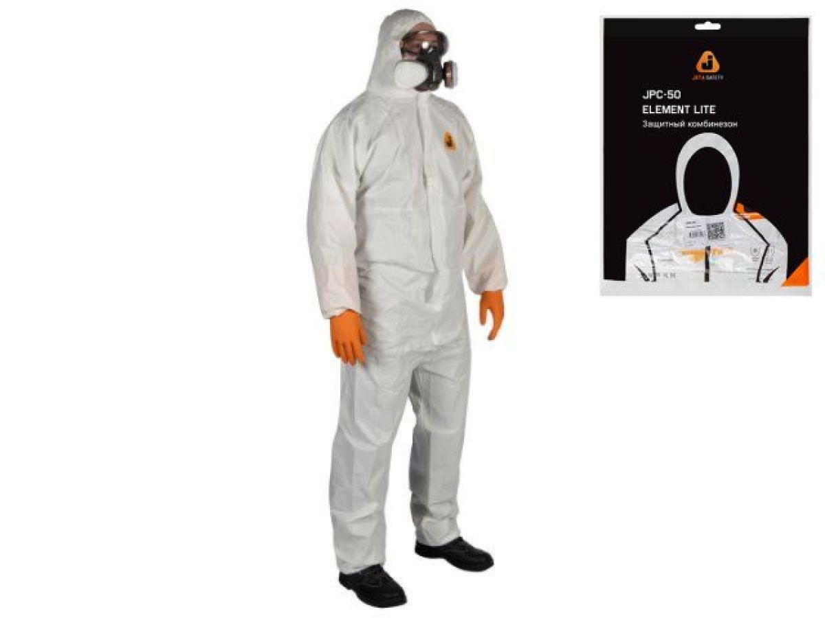 Защитный комбинезон JPC-50 (р-р 4XL) (розн. уп.) Jeta Safety
