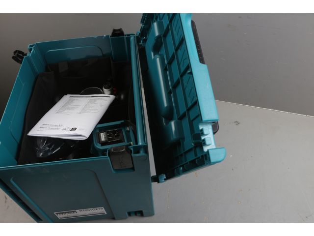 Аккум. фрезер кромочный MAKITA RT001GZ19 MAKPAC уцененный (0504512540) (40.0 В, БЕЗ АККУМУЛЯТОРА, цанга 8 мм, 31000 об/мин, регул. об.)