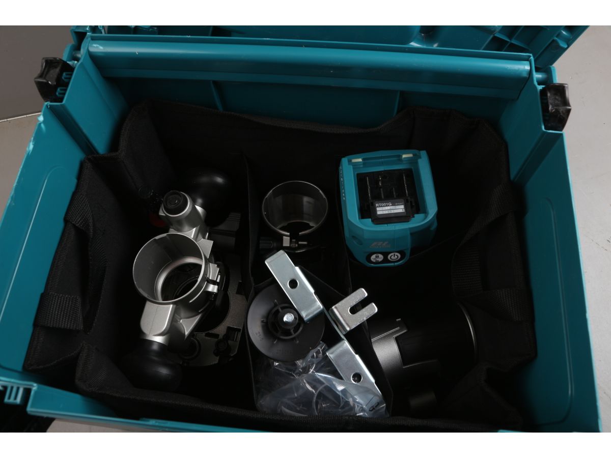 Аккум. фрезер кромочный MAKITA RT001GZ19 MAKPAC уцененный (0504512540)