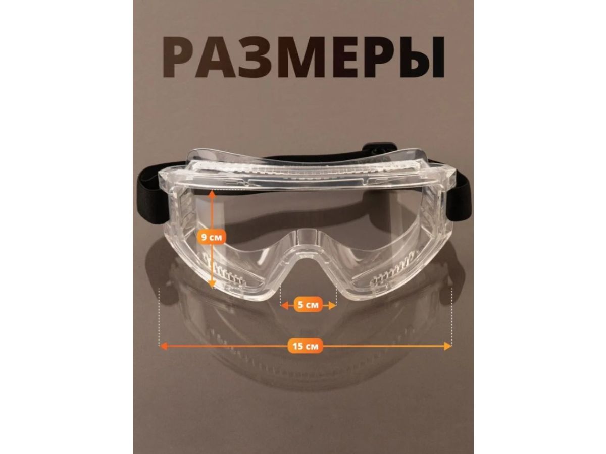 Очки закрытые панорамные JETA SAFETY Spectrum прозрачные