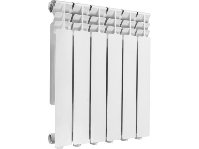 Радиатор алюминиевый 500/96, 6 секций, серия Лида, AV Engineering (Вес 3,9 кг, теплоотдача 822 Вт)