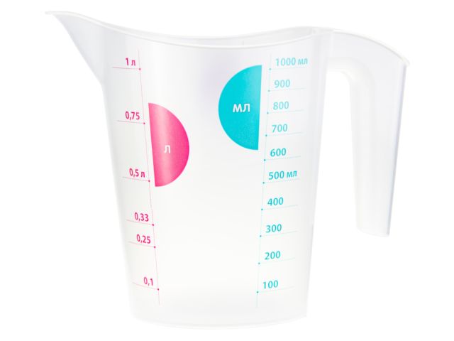 Кувшин мерный 1л IDEA