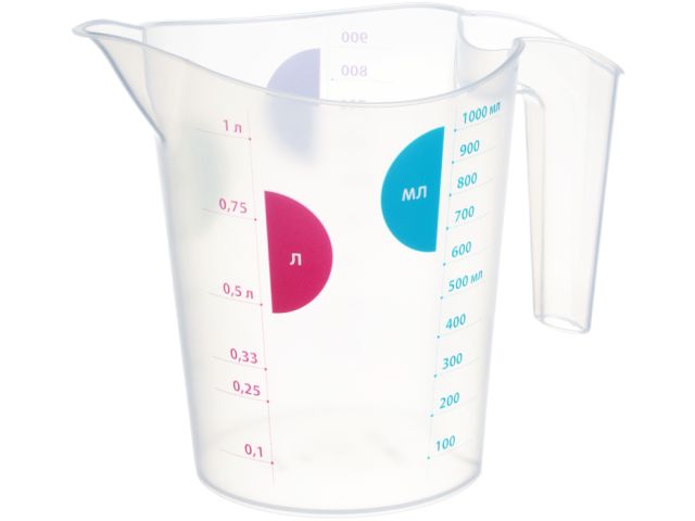 Кувшин мерный 1л IDEA