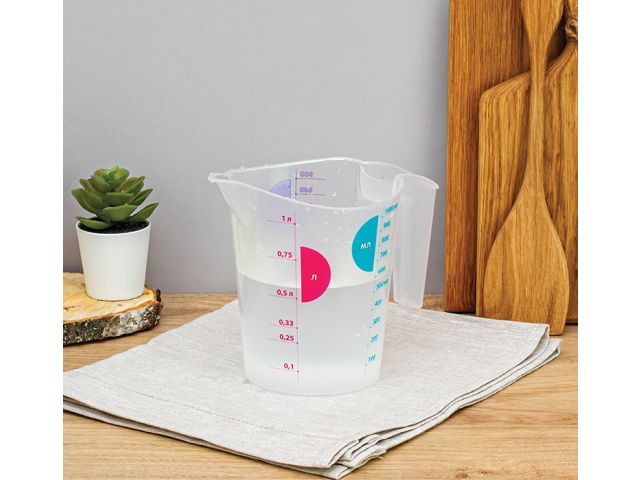 Кувшин мерный 1л IDEA