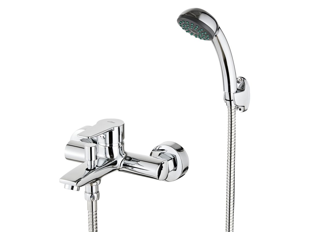 Смеситель для ванны (Lt) D35, Aurora хром, a-five