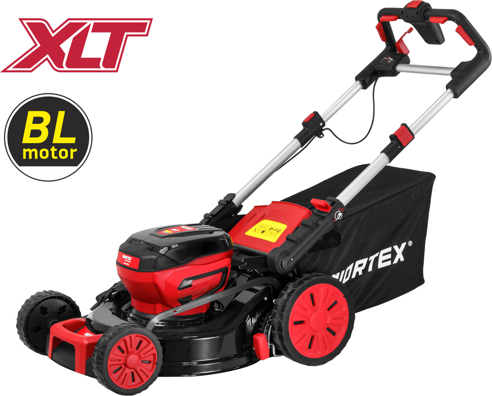 Газонокосилка аккумуляторная WORTEX CLM 4536-2 в кор. XLT SOLO БЕСЩЁТ.ДВИГ., CАМОХОД., 18В+18В