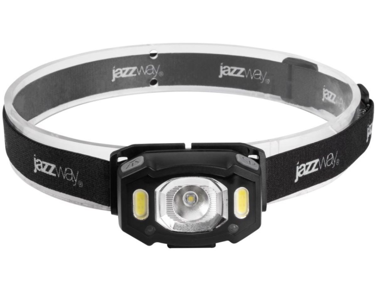 Фонарь налобный светодиодный аккум. 5Вт Jazzway