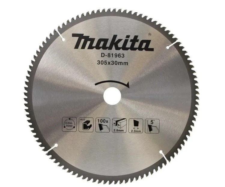 Диск пильный 305х30х2,8/2 мм 100 зуб. по алюминию MAKITA