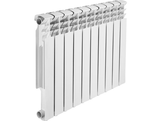 Радиатор биметаллический 500/80, 12 секций, серия Гродно, AV Engineering (Вес 14,28 кг, теплоотдача 1596 Вт)