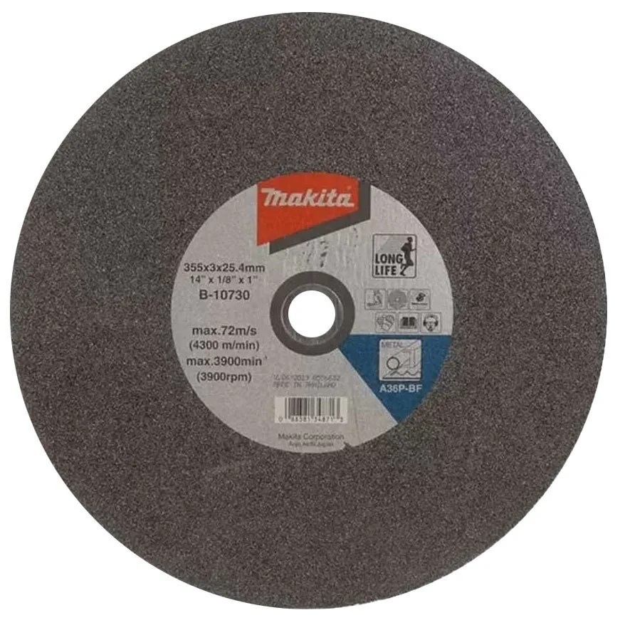 Круг отрезной 355х3.0x25.4 мм для стали A36P MAKITA (5 шт.)