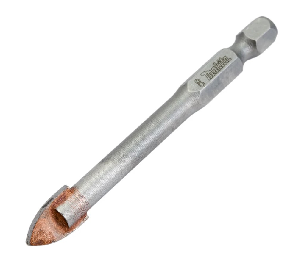 Сверло по кафелю/стеклу 8х70 мм хвостовик 1/4"HEX MAKITA
