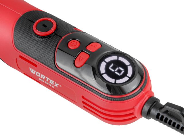 Гравер электрический WORTEX MG 3217 E в чем.+аксессуары 130 Вт, 10000-35000 об/мин, цанга 3,2 + БЗП (в чем.+ 175 аксесс., гибкий вал, штатив