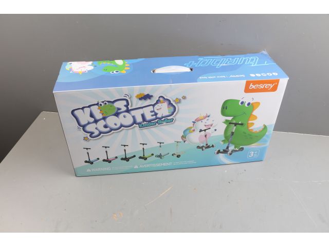 Самокат детский трехколёсный BESREY BR-K402S Pink уцененный (1159822654) (ОТГРУЗКА ТОЛЬКО ПО ЭТН/ЭТТН | Трёхколесный, со светящимися колесам