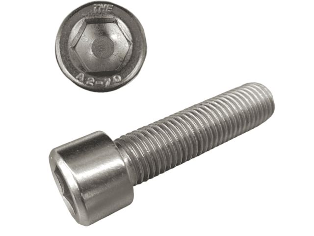 Винт М6х16 мм с внутр. шестигр., нерж. сталь (А2),  DIN 912 (25 шт в зип-локе) STARFIX