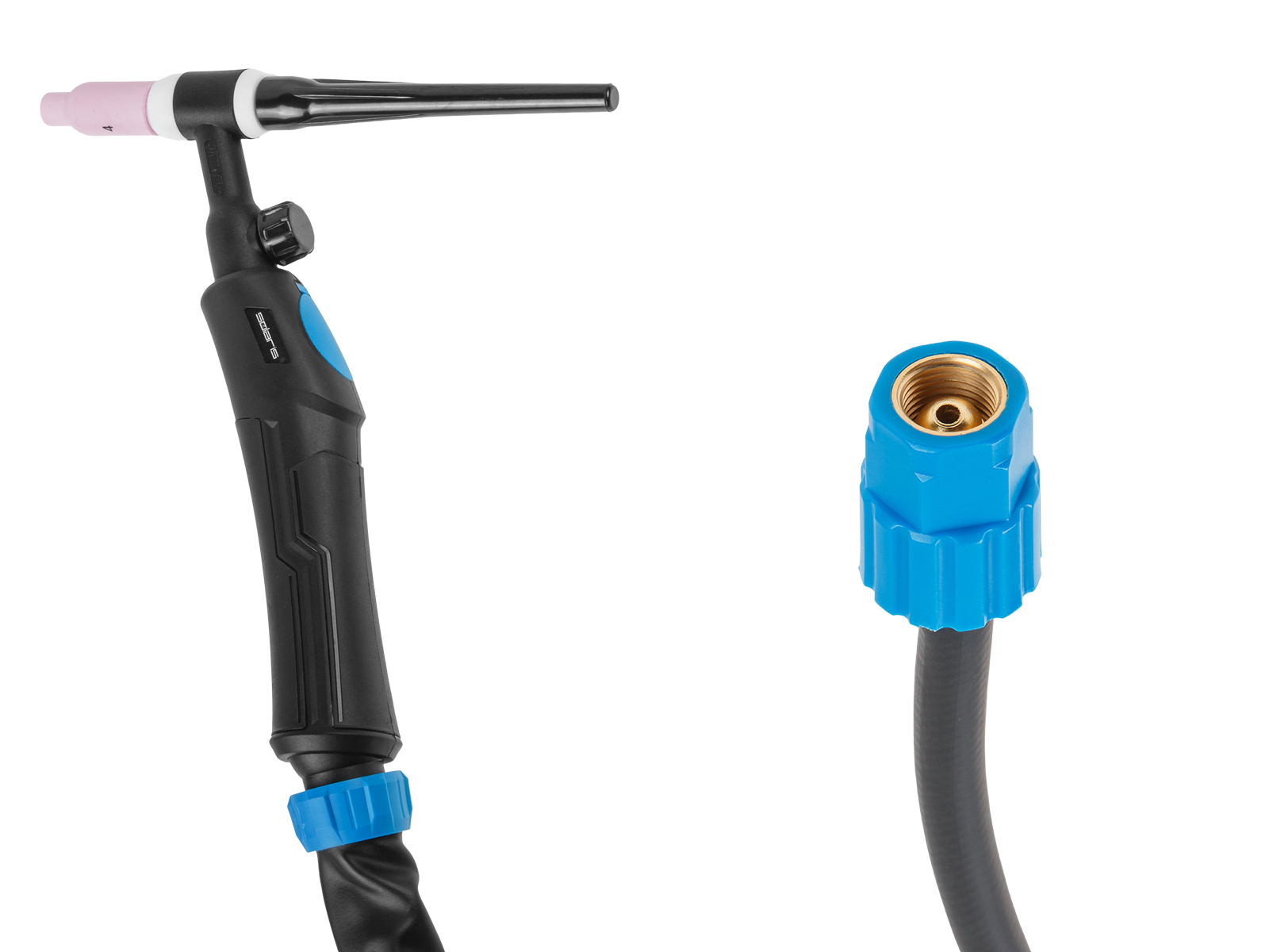 Горелка сварочная TIG WGT-17V (8м, 150А, разъем M16x1.5, вентиль) SOLARIS