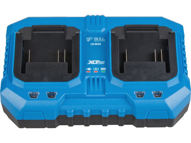 Зарядное устройство BULL LD 4020 2 слота, 2х4 А XLTpro (18.0 В, 2х4.0 А, быстрая зарядка, 2 слота)