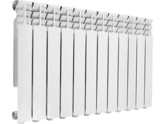 Радиатор алюминиевый 500/96, 12 секций, серия Брест, AV Engineering (Вес 15,6 кг, теплоотдача 2580 Вт)