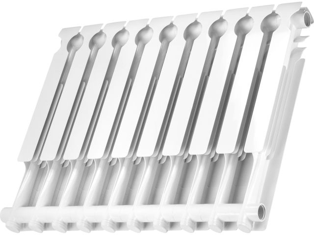 Радиатор алюминиевый 500/96, 12 секций, серия Брест, AV Engineering (Вес 15,6 кг, теплоотдача 2580 Вт)